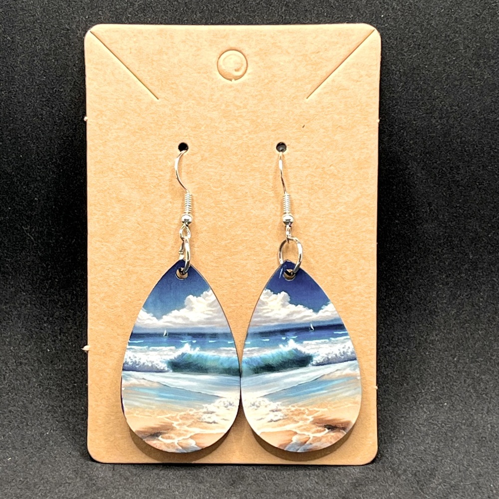 Beach Teardrop Earrings